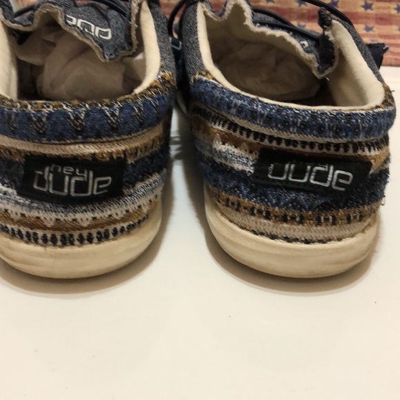 HEY DUDE UNISEX WALLY FUNK INDIGO BLUE - Picture 5 of 7